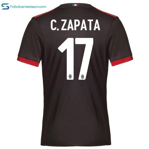 Camiseta Milan 3ª C.Zapata 2017/18